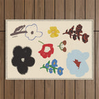 Fancy Garden Outdoor Rug Gallery Image 1