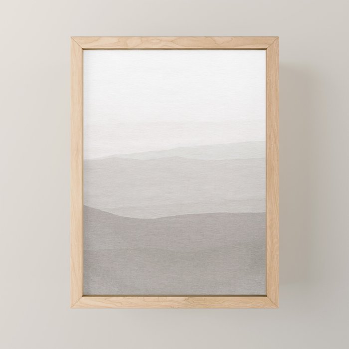 Subtle Layers Mini Art Print Gallery Image 1