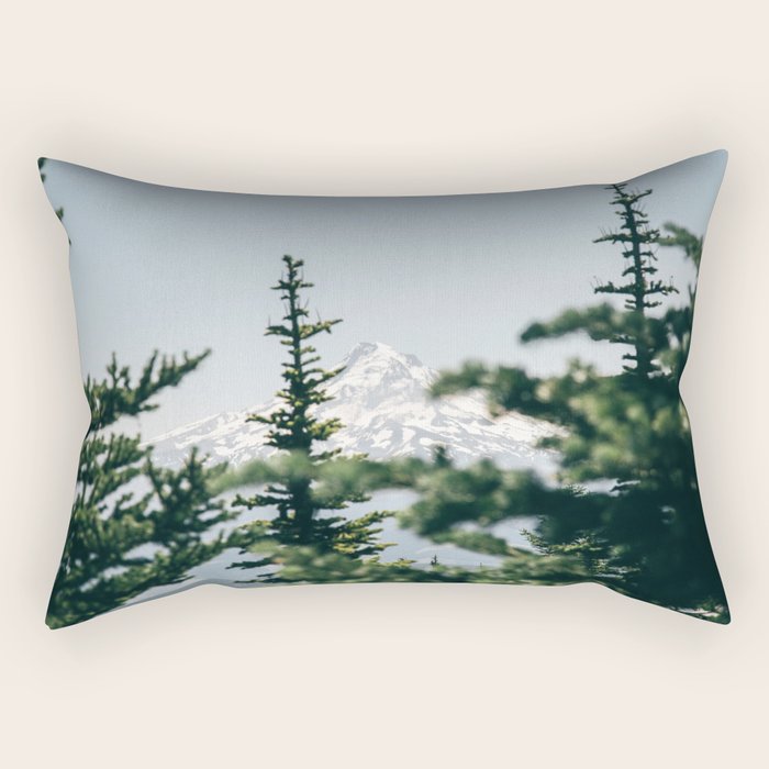 Mount Hood VII Rectangular Pillow Gallery Image 2