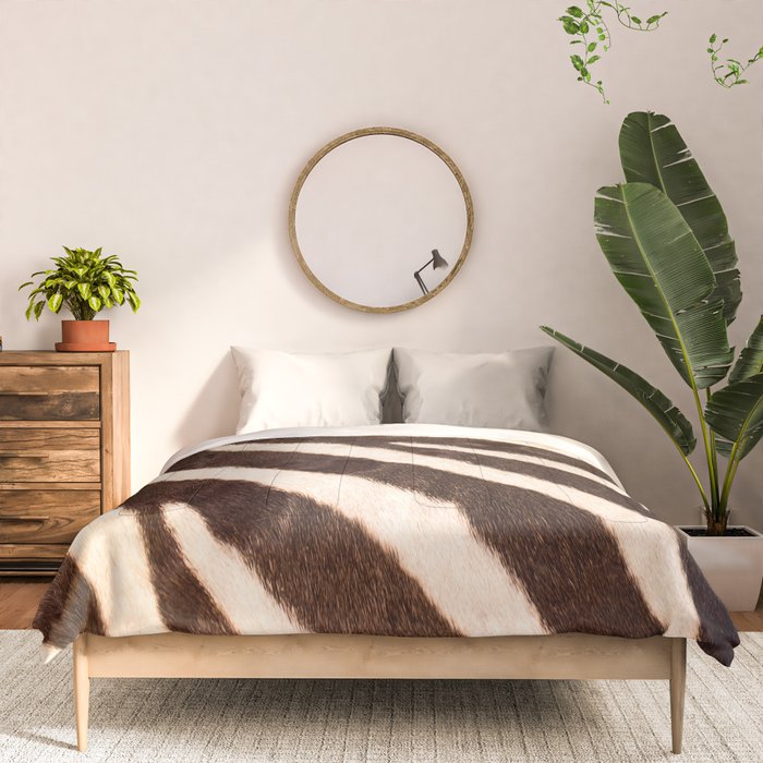 Zebra #decor #society6 #buyart Comforter Gallery Image 3