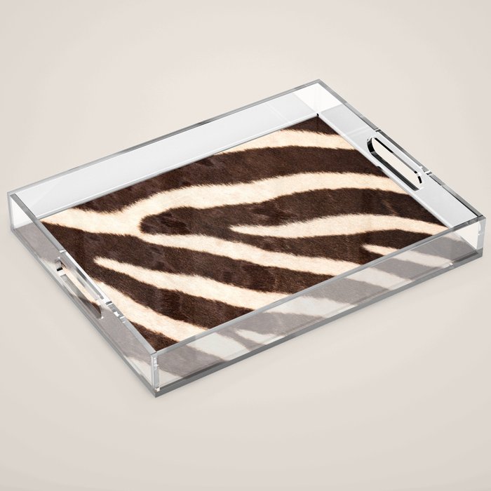 Zebra #decor #society6 #buyart Acrylic Tray Gallery Image 1