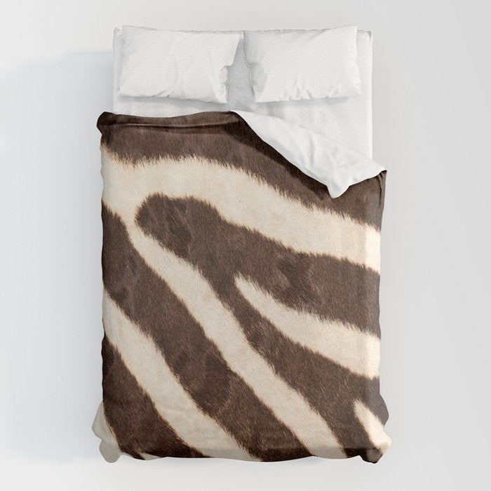 Zebra #decor #society6 #buyart Duvet Cover Gallery Image 6