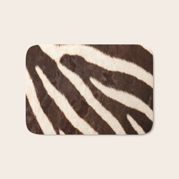 Zebra #decor #society6 #buyart Bath Mat Gallery Image 1
