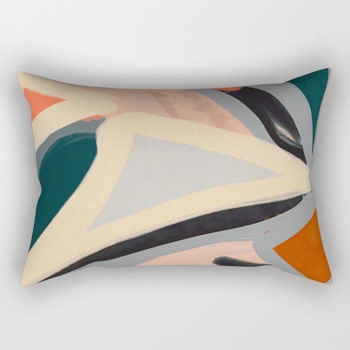 Modern Abstract Art 153 Rectangular Pillow Gallery Image 1
