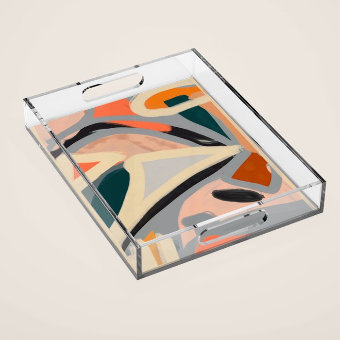 Modern Abstract Art 153 Acrylic Tray Gallery Image 1