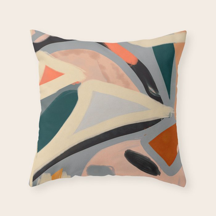 Modern Abstract Art 153 Throw Pillow Gallery Image 6