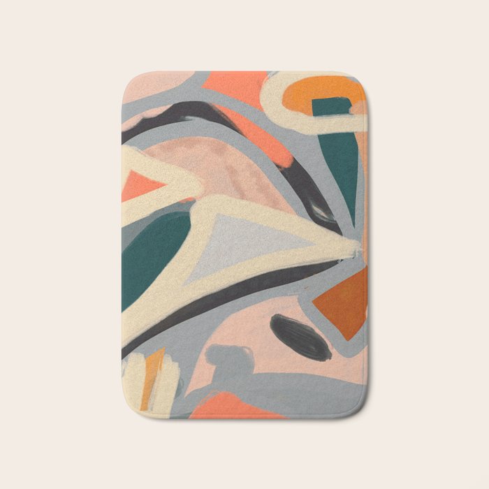 Modern Abstract Art 153 Bath Mat Gallery Image 1