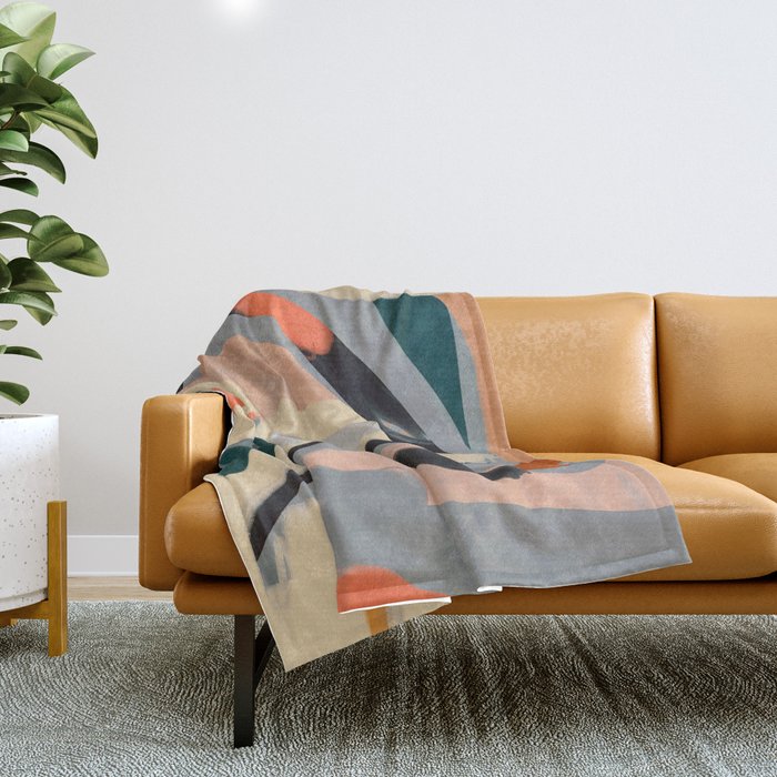 Modern Abstract Art 153 Throw Blanket Gallery Image 1