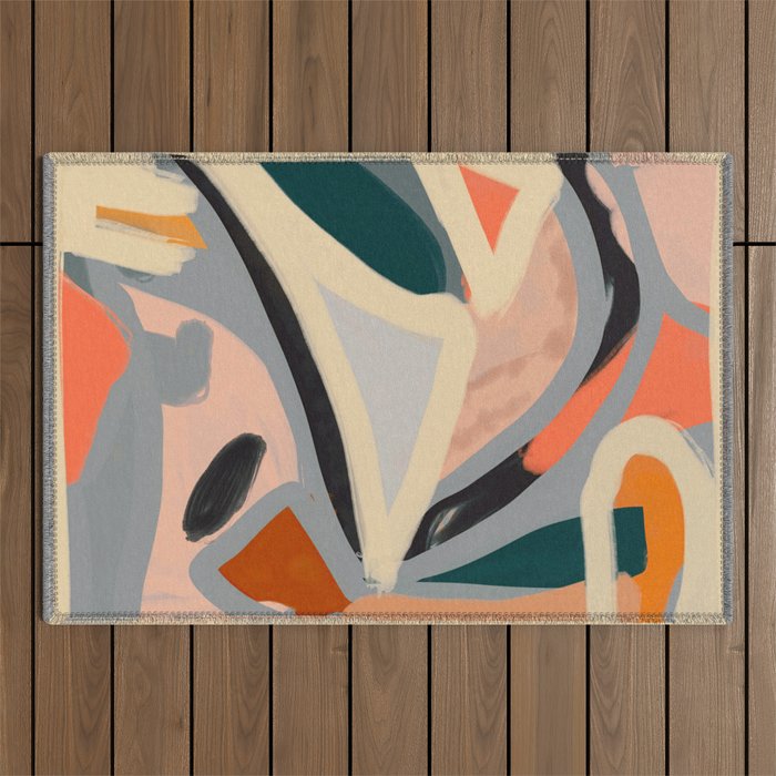 Modern Abstract Art 153 Outdoor Rug Gallery Image 1