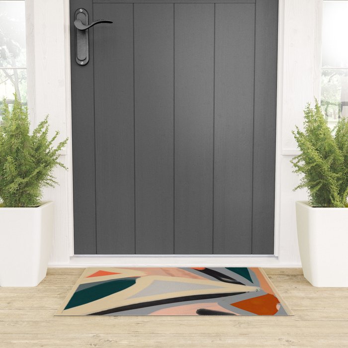 Modern Abstract Art 153 Welcome Mat Gallery Image 3