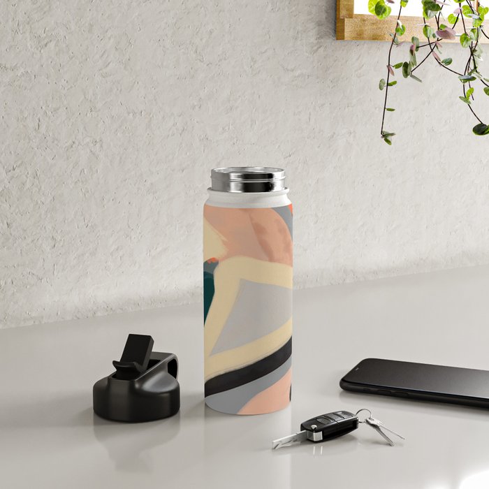 Modern Abstract Art 153 Water Bottle Gallery Image 4