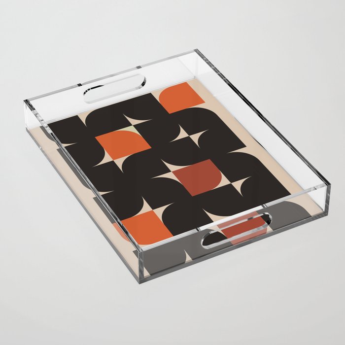 Geometric Shapes 254 Acrylic Tray Gallery Image 1