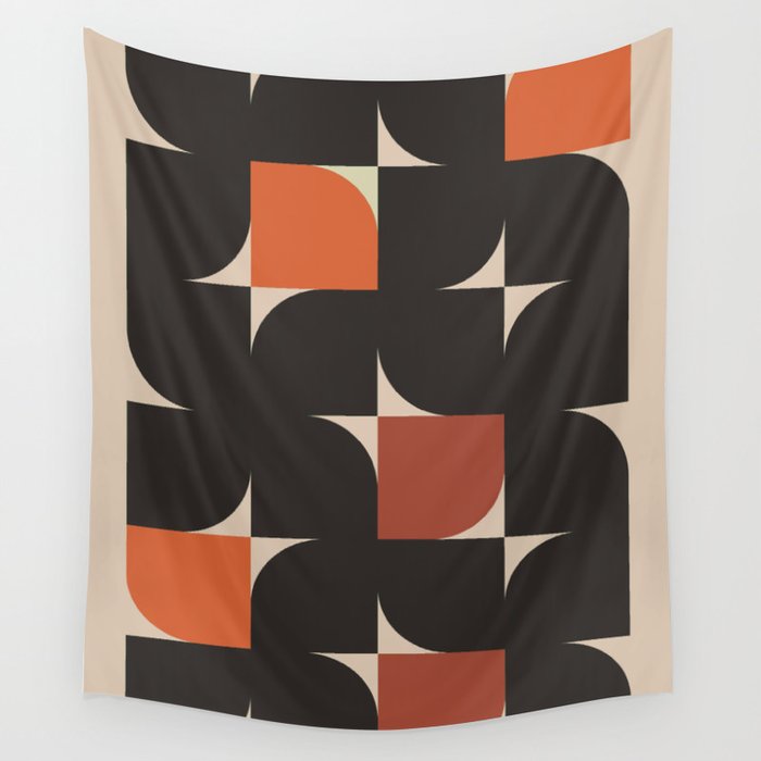 Geometric Shapes 254 Wall Tapestry Gallery Image 1