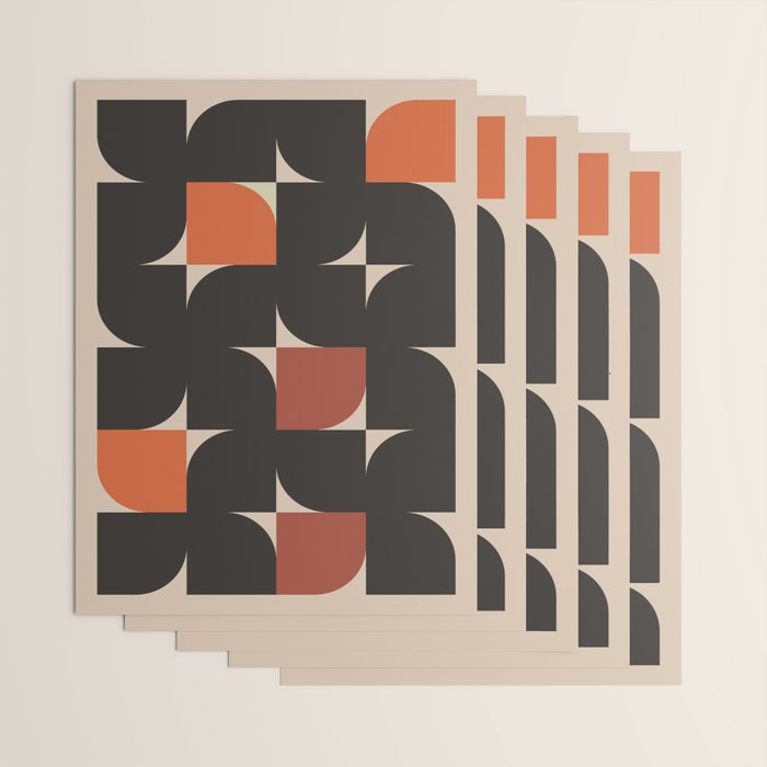 Geometric Shapes 254 Wrapping Paper Gallery Image 3