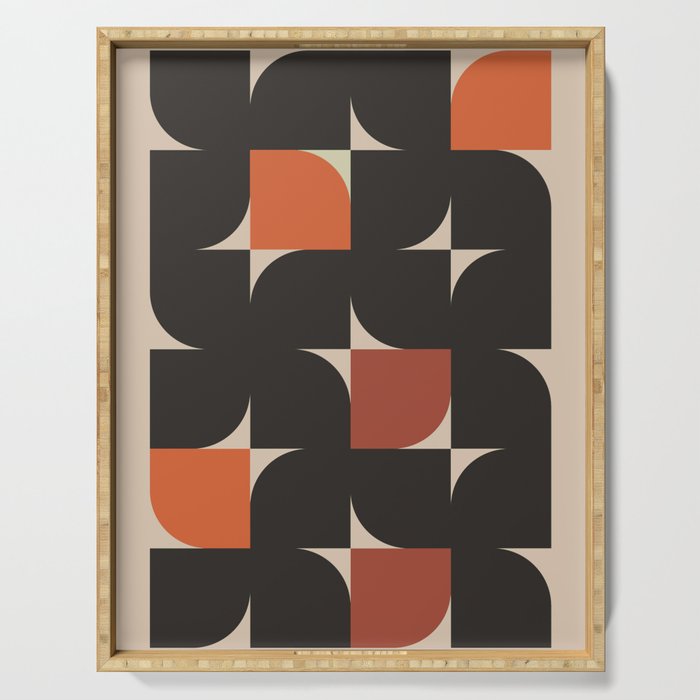 Geometric Shapes 254 Serving Tray Gallery Image 1