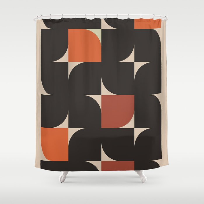 Geometric Shapes 254 Shower Curtain Gallery Image 1