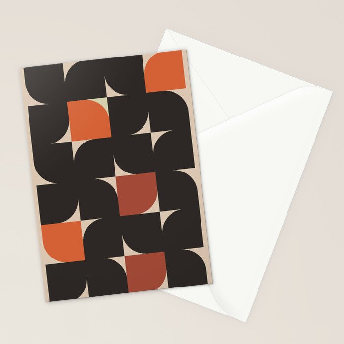 Geometric Shapes 254 Stationery Card Gallery Image 2