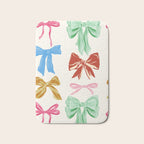 Holiday colorful bows Bath Mat Gallery Image 1