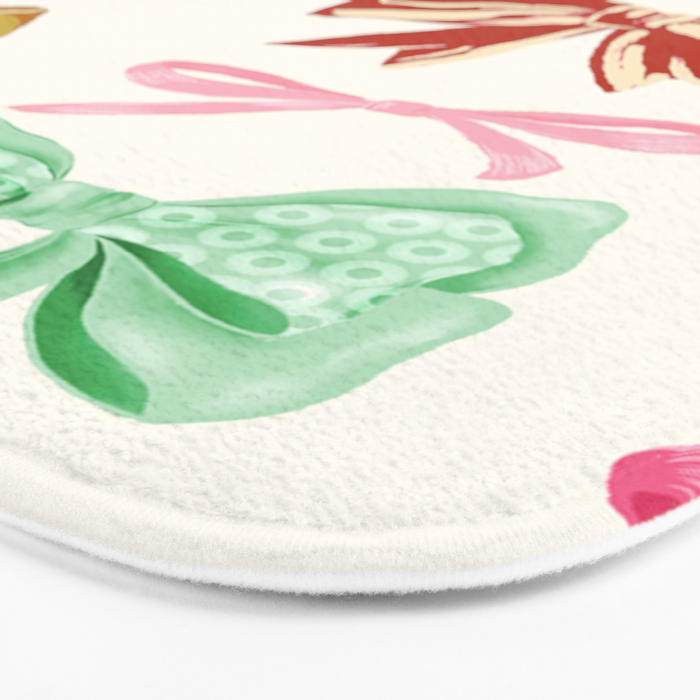 Holiday colorful bows Bath Mat Gallery Image 3