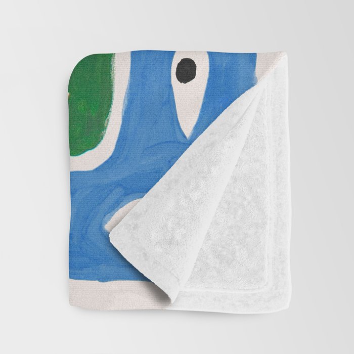 The Good Eye Snake Green/Blue Throw Blanket Gallery Image 3