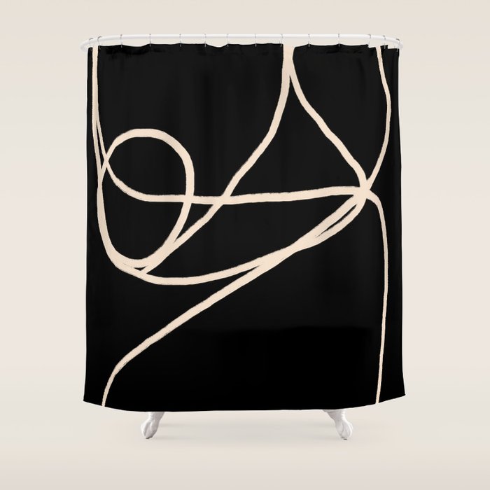 Infinite loop III - Curated collection Shower Curtain Gallery Image 1