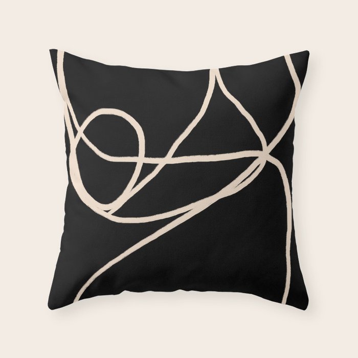 Infinite loop III - Curated collection Throw Pillow Gallery Image 6