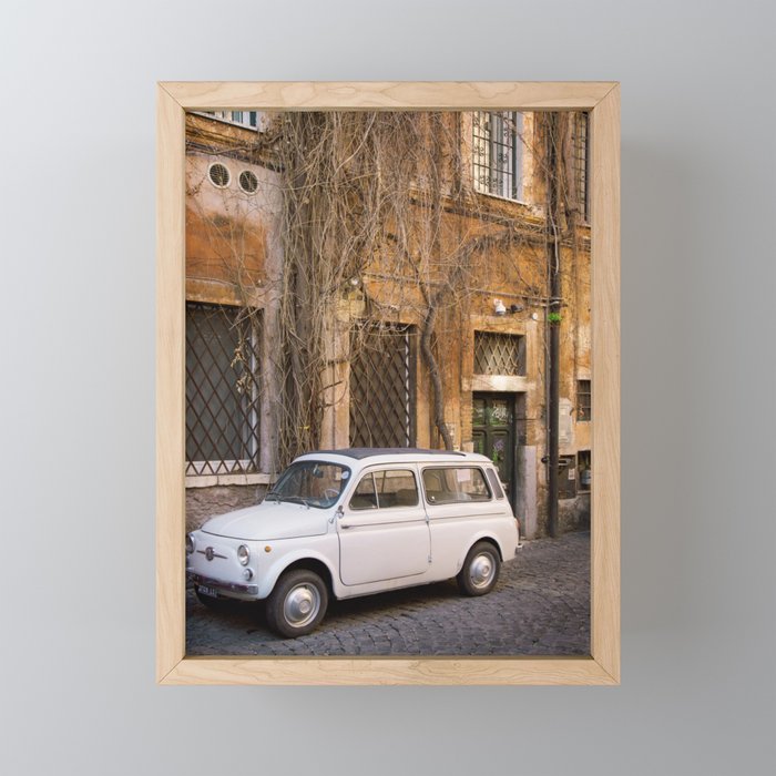Trastevere Street - Travel Photography, Rome Italy Mini Art Print Gallery Image 1