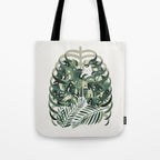 Cat and Plant 56 Tote Bag Gallery Image 1