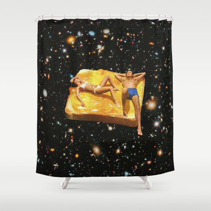 Space Jam - On Toast Shower Curtain Gallery Image 1