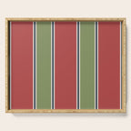 Christmas Stripes Winter 2025 Serving Tray Gallery Image 1
