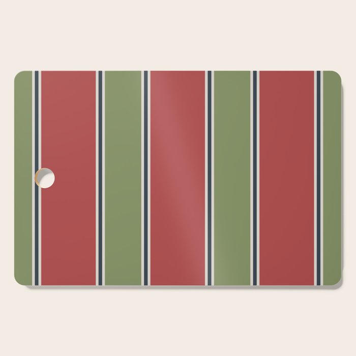 Christmas Stripes Winter 2025 Cutting Board Gallery Image 1