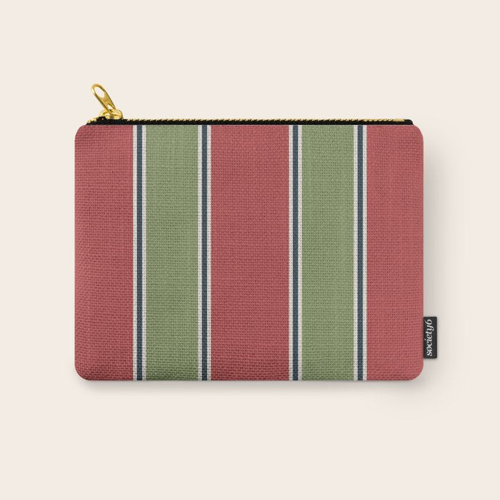 Christmas Stripes Winter 2025 Carry All Pouch Gallery Image 1