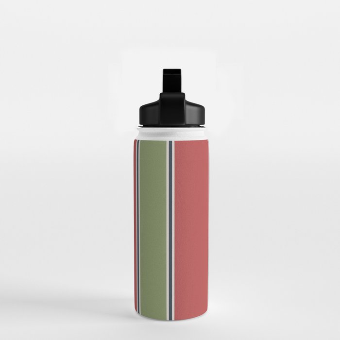 Christmas Stripes Winter 2025 Water Bottle Gallery Image 2