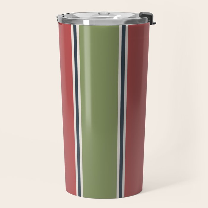 Christmas Stripes Winter 2025 Travel Mug Gallery Image 2