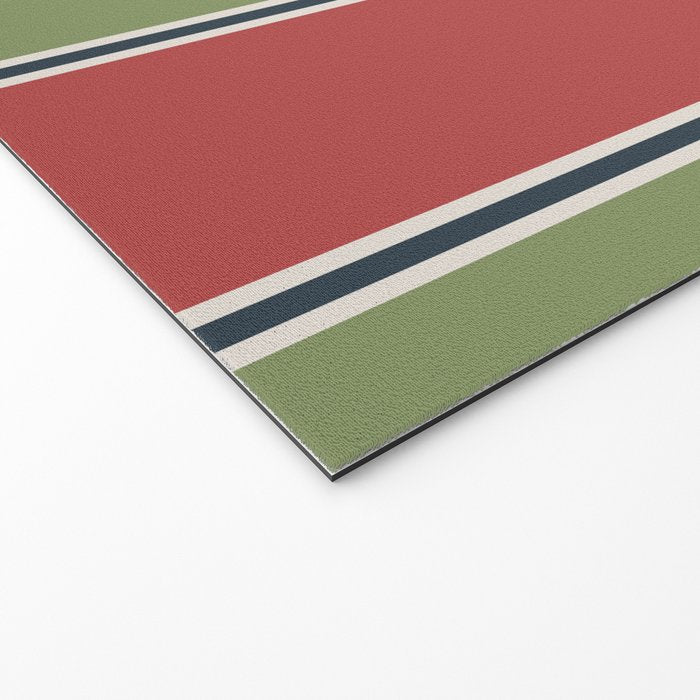 Christmas Stripes Winter 2025 Welcome Mat Gallery Image 2