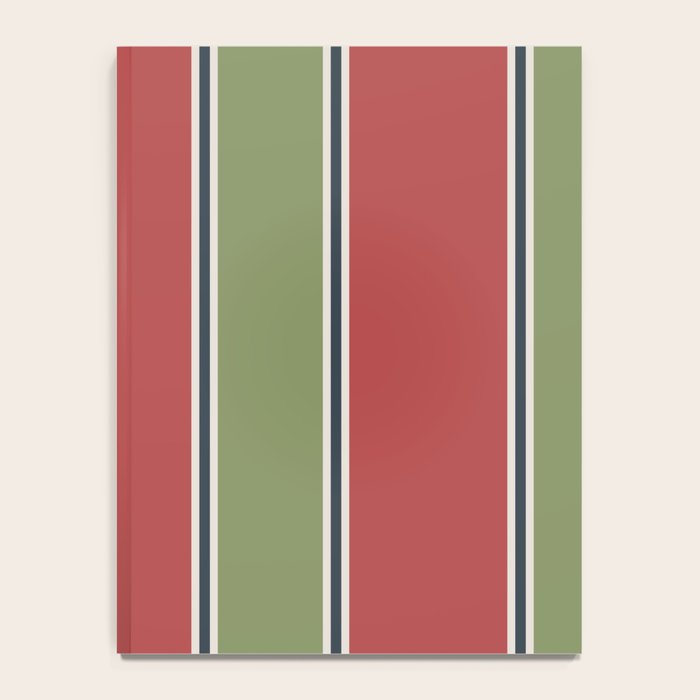Christmas Stripes Winter 2025 Notebook Gallery Image 4
