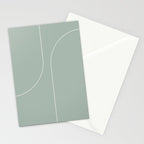 Modern Minimal Line Abstract XXXIX Stationery Card Gallery Image 2