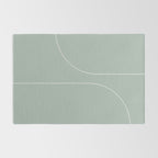 Modern Minimal Line Abstract XXXIX Rug Gallery Image 2