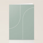 Modern Minimal Line Abstract XXXIX Stationery Card Gallery Image 2