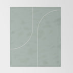 Modern Minimal Line Abstract XXXIX Throw Blanket Gallery Image 2