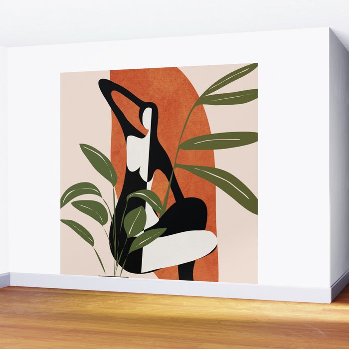 Abstract Female Figure 20 Wall Mural Gallery Image 2