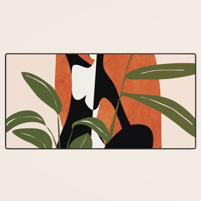 Abstract Female Figure 20 Desk Mat Gallery Image 3