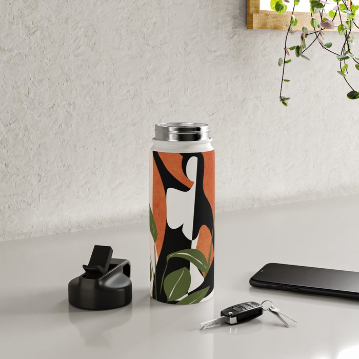 Abstract Female Figure 20 Water Bottle Gallery Image 4