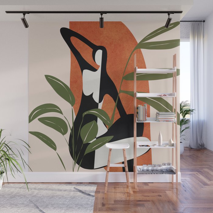 Abstract Female Figure 20 Wall Mural Gallery Image 1