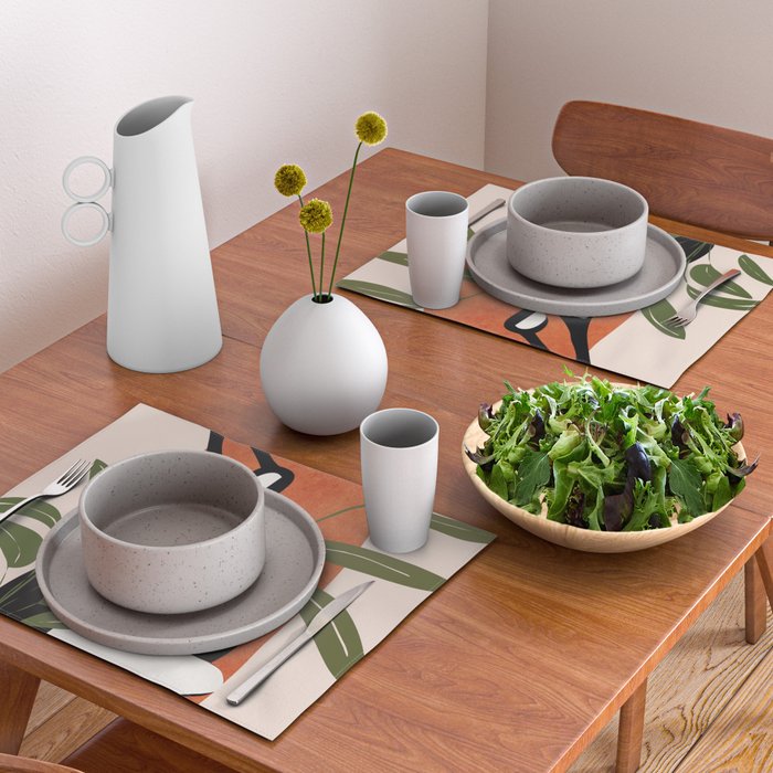 Abstract Female Figure 20 Placemat Gallery Image 2