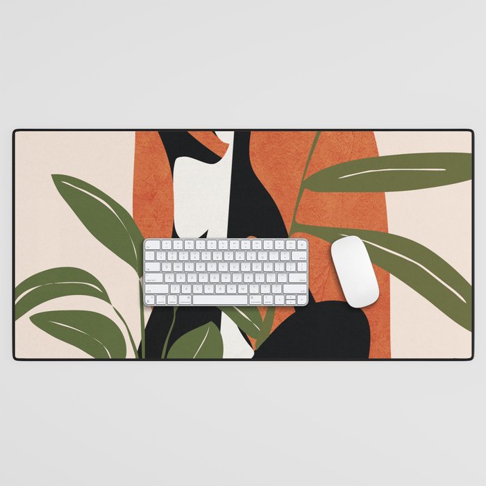 Abstract Female Figure 20 Desk Mat Gallery Image 1