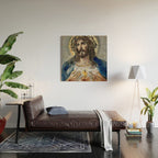 Most Holy Heart Crowned with Thorns Wood Wall Art Gallery Image 2