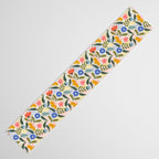 Oh Happy day - Floral pattern  Table Runner Gallery Image 3