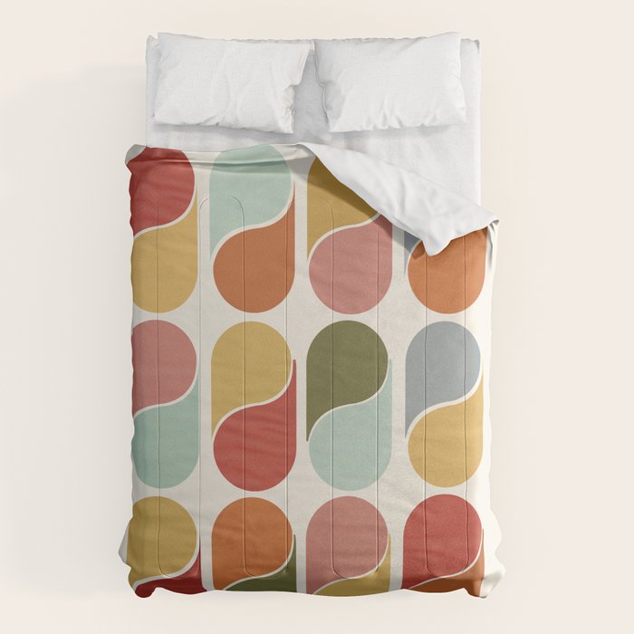 Colorful modern abstract Comforter Gallery Image 1