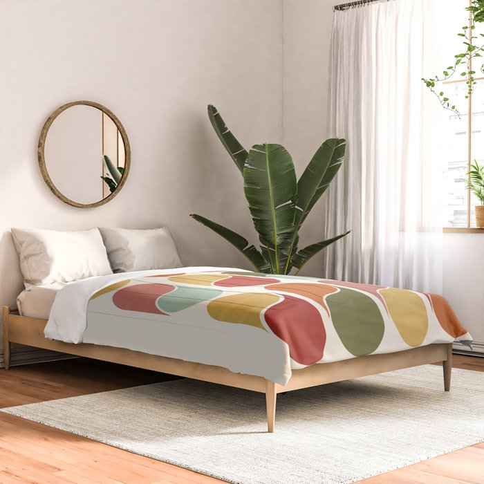 Colorful modern abstract Comforter Gallery Image 2